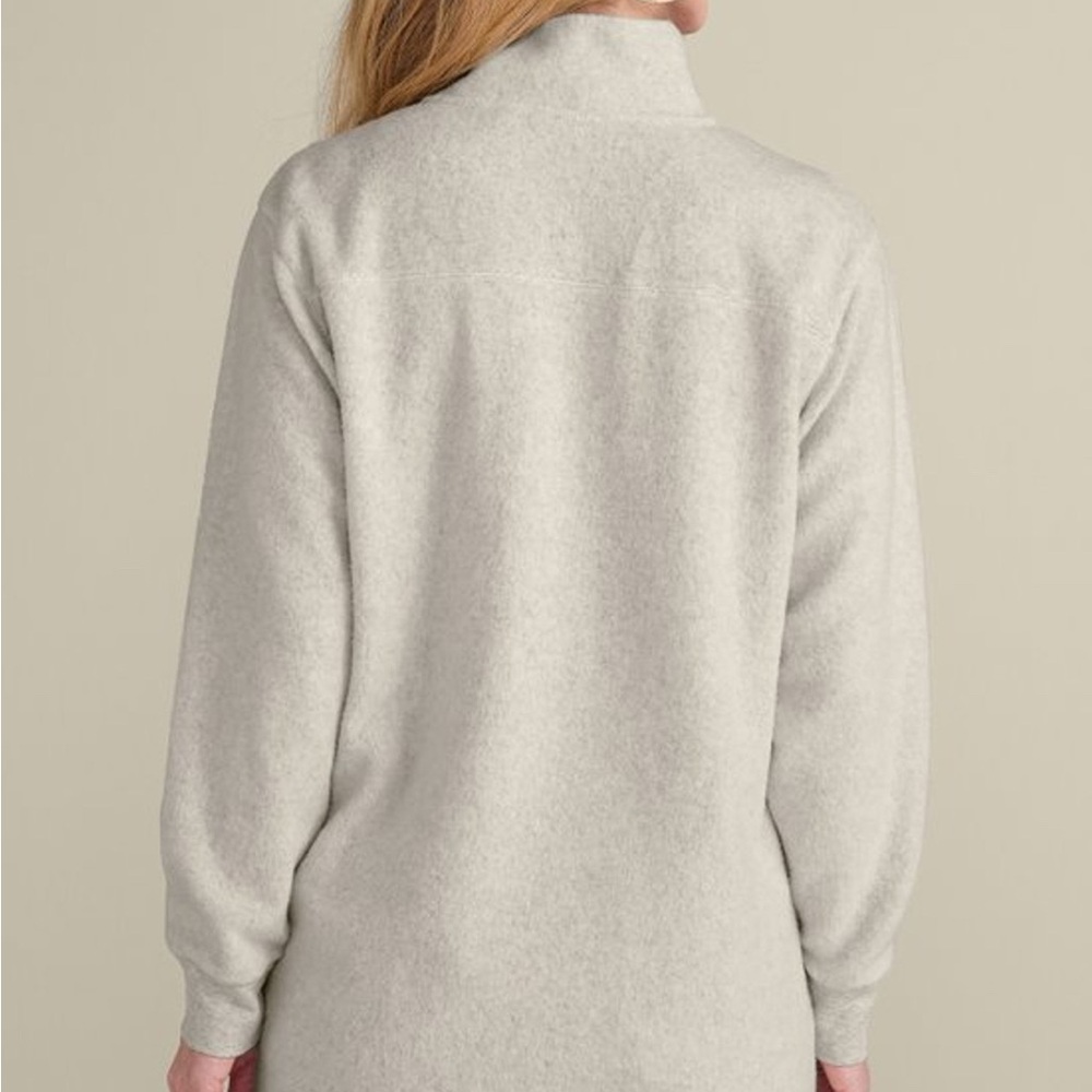 Soft Surroundings Gray Cuddle Pullover - Picture 5 of 7